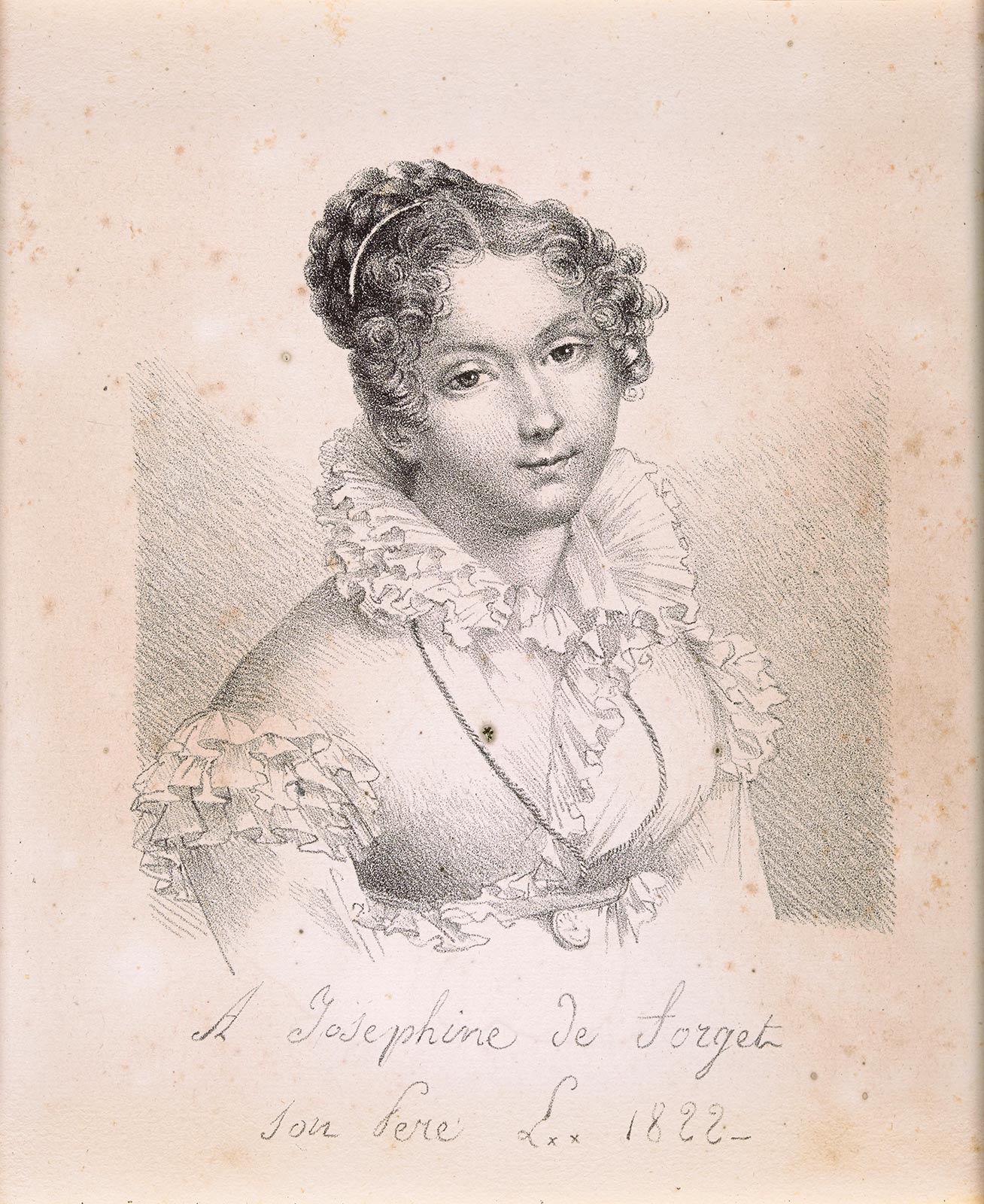 Portrait de Joséphine de Forget, née Lavalette