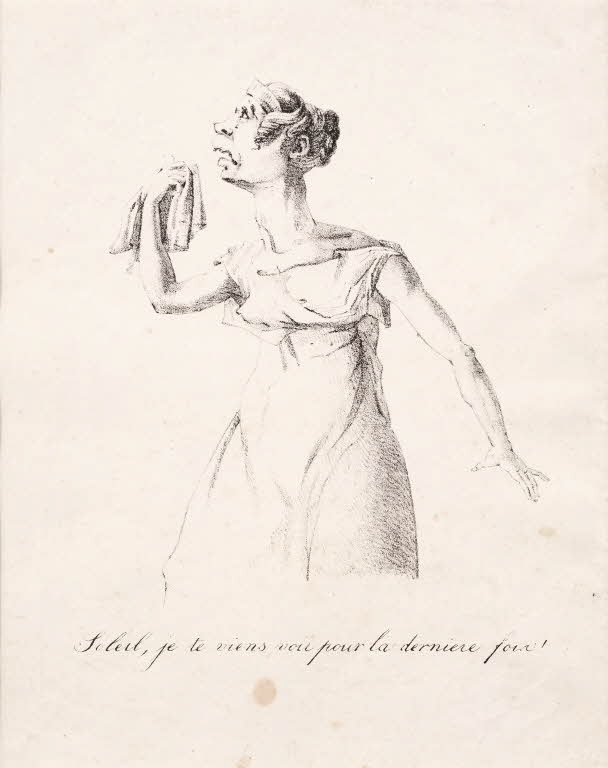 Caricature of Mademoiselle George